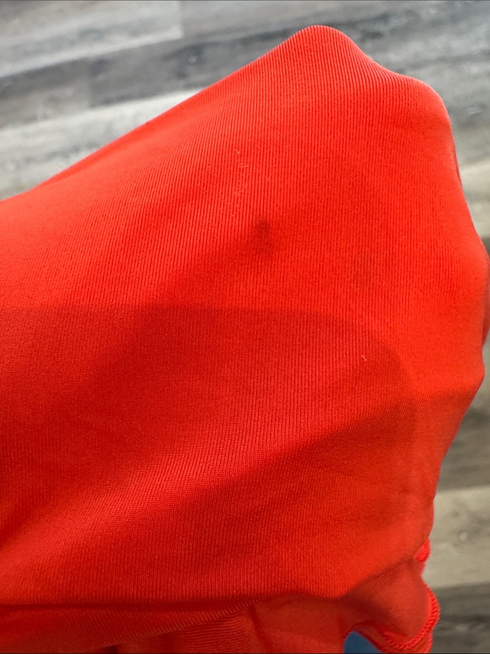 Oh Polly Ruched Mini Dress in Vibrant Red-Orange - Picture 7 of 9